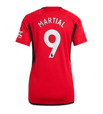 Manchester United Anthony Martial #9 Replika Hjemmebanetrøje Dame 2023-24 Kortærmet